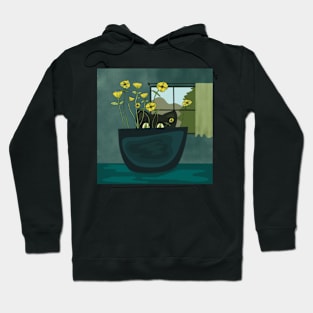 Cute Indoor Cat Garden Hoodie